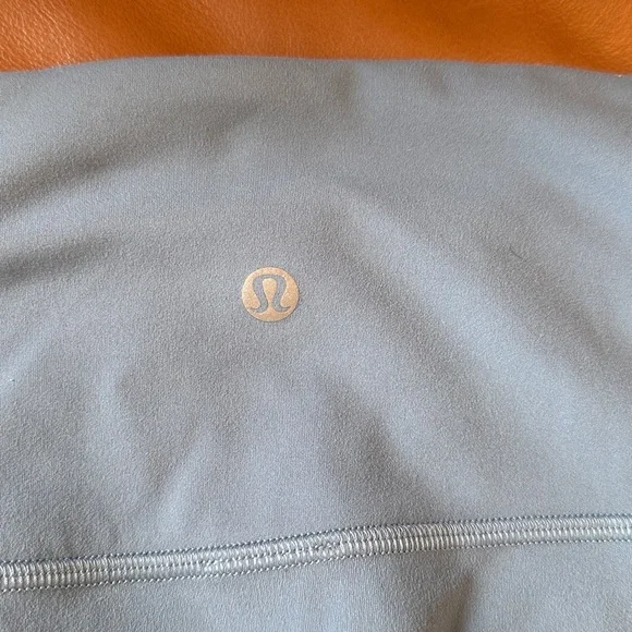 Lululemon Groove Super-High-Rise Flared Pant Nulu Sz 8 Utility Blue 8106 - Picture 5 of 7